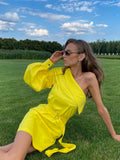 buttery yellow summer dress